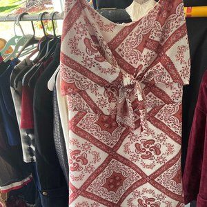 Pink and White Picnic Dress